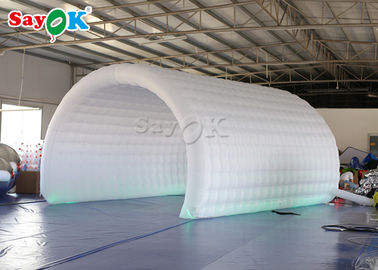 چادر چمن بادی چمن سفید پارچه آکسفورد چادر کانال بادی 6*3*3mH برای مسابقات ورزشی