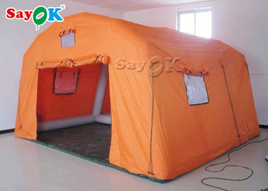 چادر اضطراری بادی ضد حریق چادر طبی بادی برزنت PVC / چادر امدادی پزشکی