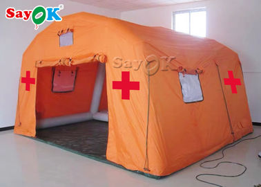 چادر اضطراری بادی ضد حریق چادر طبی بادی برزنت PVC / چادر امدادی پزشکی