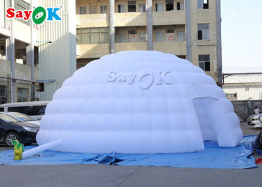 چادر هوای بادی دو دوخت 8 متری بادی سفید / چادر گنبدی ایگلو نمایشگاهی Go Outdoors
