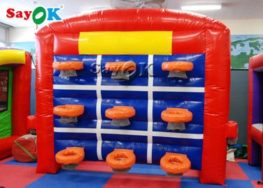 بازی های چمن بادی OEM OEM Inflatable Basketball Hoop Toys تعاملی بازی بسکتبال بادی کودک