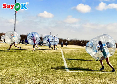 بازی Kids Inflatable بازی های ورزشی بادی شفاف بازی های ورزشی اندازه انسان Bubble Soccer Bumper Ball