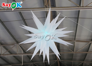 دکوراسیون نورپردازی بادی 1.5 متر ستاره آویز سفید