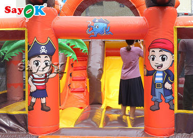 دزد دریایی در فضای باز Pirate Pirates Jumping قلعه بادی بزرگ برای کودکان
