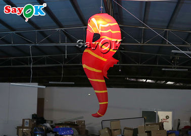 دکوراسیون باشگاه هیپوکامپ نورپردازی LED بادی 2 متر قرمز