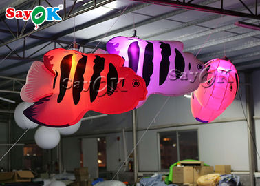 دکوراسیون مرکز خرید حلقوی گرمسیری ماهیان 2 متر دکوراسیون روشنایی بادی