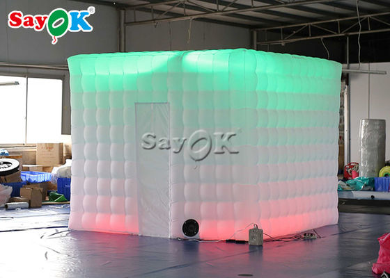 غرفه عکس مکعب بادی 3x3x2.4mH مهمانی با چراغ های LED