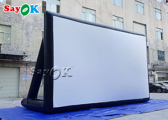 صفحه نمایش بادی سینما در فضای باز مهمانی 9 متر پی وی سی صفحه نمایش سینما پروژکتور بادی