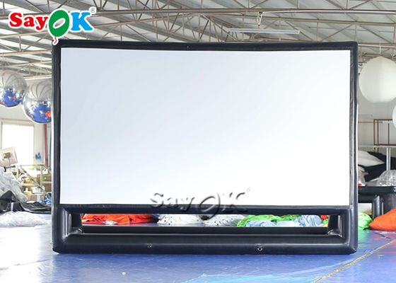 صفحه نمایش فیلم حیاط خلوت 4.72x3.402mH صفحه نمایش پروژکتور بادی PVC با دمنده