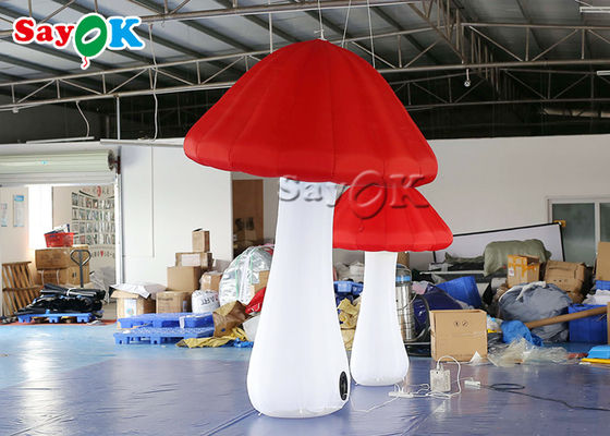 مدل قارچ بادی آکسفورد قرمز 2 متری برای تبلیغات
