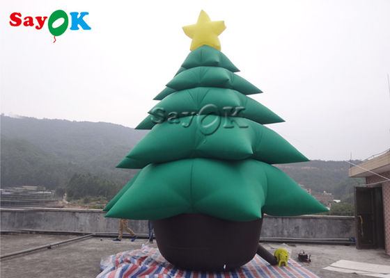 5m تزئینات بادی برای تعطیلات درخت کریسمس سبز با تزئینات