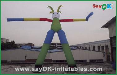 Inflatable Wacky Waving Tube Man تبلیغاتی بادی سفارشی رقصنده هوا / مرد موجی با دو پا