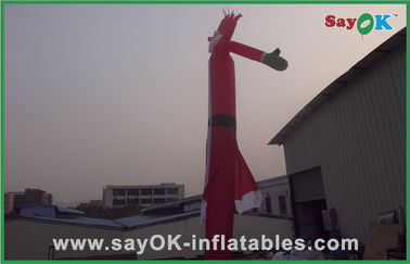 Air Dancer اجاره کریسمس Santa 6m 750w Blower Air Dancer محصولات بادی