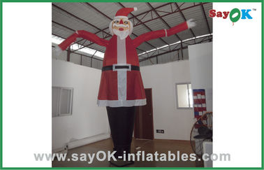 رقص عروسک های هوایی بابا نوئل تبلیغاتی رقصنده هوای بادی برای جشن کریسمس