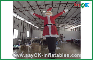رقص عروسک های هوایی بابا نوئل تبلیغاتی رقصنده هوای بادی برای جشن کریسمس