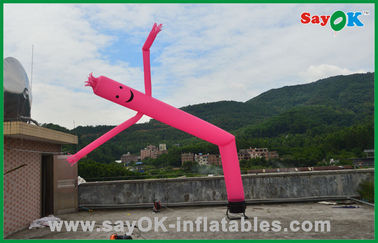 مرد بادی رقصنده دمنده 950 واتی Air Dancers Man Tube Inflatable With Led Light H3m~H8m
