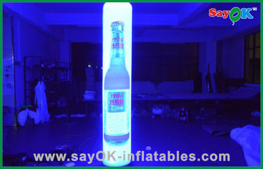 LED لوستر تبلیغاتی دکوراسیون نورپردازی بادکنک کم ستون بادی 2 متر ارتفاع
