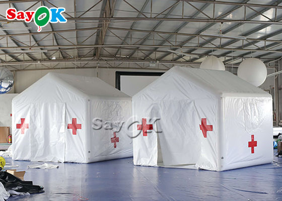چادر بیمارستان صحرایی سیار 3x3mH چادر اورژانسی بادی برای میدان نظامی