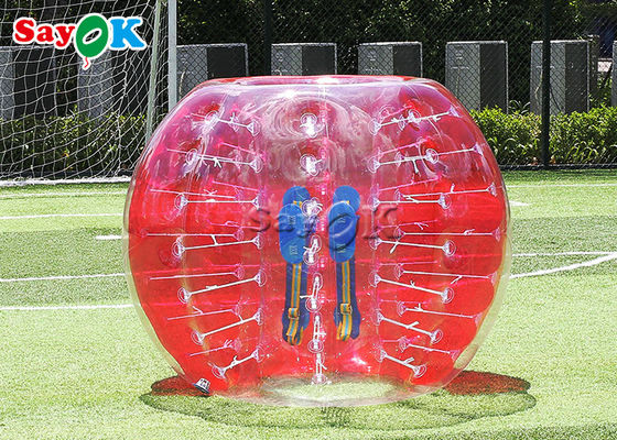 بازی توپ بادی در فضای باز بازی TPU PVC بدن زورب توپ فوتبال حباب شفاف