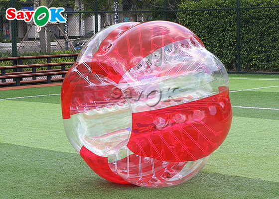 بازی توپ بادی در فضای باز بازی TPU PVC بدن زورب توپ فوتبال حباب شفاف