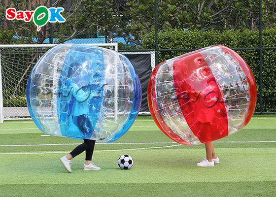 بازی های بادی فوتبال توپ سپر بادی 1.8 متری PVC برای بزرگسالان فعالیت کودک در فضای باز