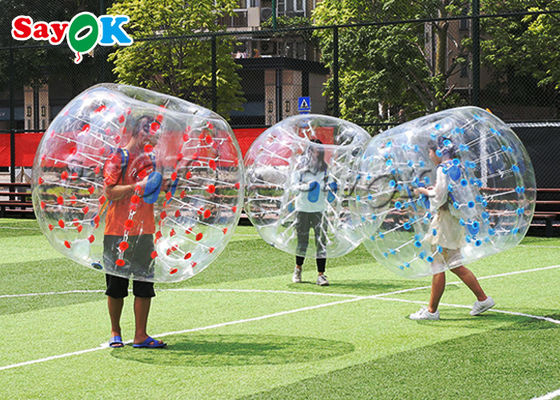 بازی‌های بادی برای بزرگسالان توپ حباب بدن بادی شفاف برای تیم‌سازی بازی ورزشی
