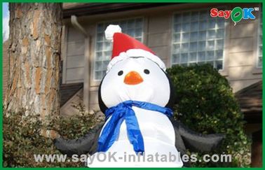 ناز کریسمس سانتا Snowman تزئینات تعطیلات بادی با سانتا کلاه