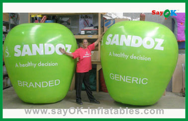 سفارشی محصولات بادی سبز Inflatable اپل برای تبلیغات