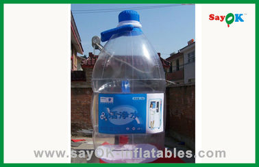 تبلیغات بیرونی غول بطری آب بادی برای فروش