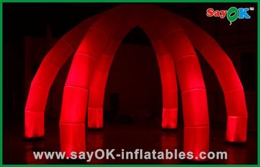 شکلات عنکبوت LED چادر گنبدی تزئینات نورپردازی بادی برای عروسی / حزب