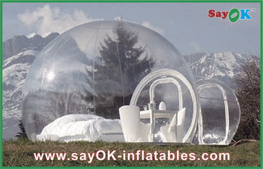 چادر بی نظیر چادر بیرونی حباب شفاف چادر کمپینگ Inflatable برای 2 مرد