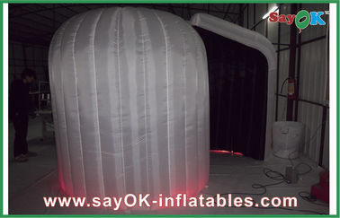 غرفه عکس بادی استخدام غرفه عکس بادی سفید با چراغ های LED محصولات بادی سفارشی