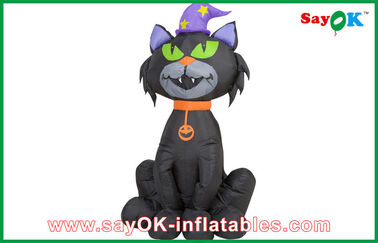 گربه بادی مراسم هالووین سیاه تزئین گربه بادی هالووین برای سرگرمی