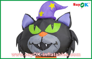 گربه بادی مراسم هالووین سیاه تزئین گربه بادی هالووین برای سرگرمی