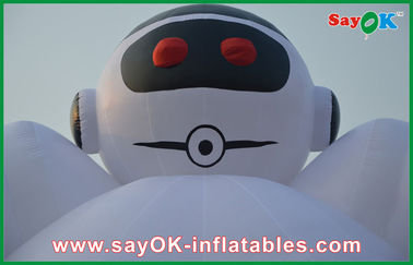 شخصیت های بزرگ بادکنک در فضای باز سفید 10 متر ربات بادکنک شخصیت های کارتونی برای تبلیغات