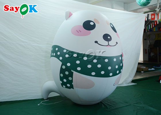 تزئینات بادی سفارشی تعطیلات مدل خرس سفید قطبی با چاپ