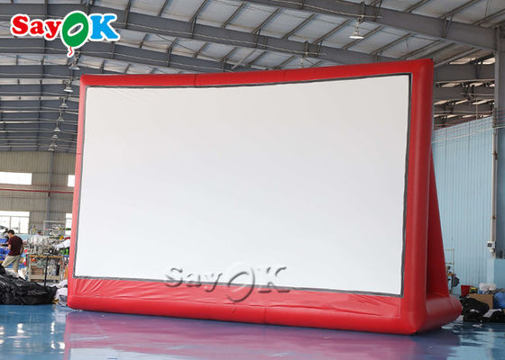 صفحه نمایش سینمای بادی سفارشی 7.25 متر 24 فوت پی وی سی صفحه نمایش فیلم بادی سینما در فضای باز پارکینگ خودرو