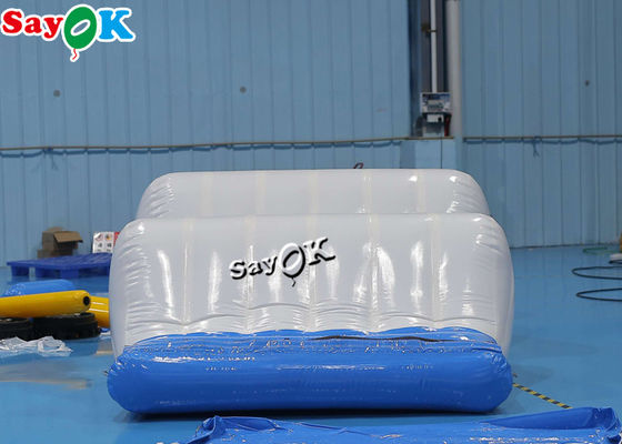 6x2x1.1mH سفید آب پرتاب قابل پرتاب آب شناور مسیر موج پرتاب آب پارک