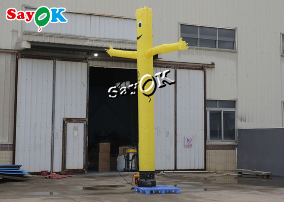 مرد لوله بادی زرد 5 متری سفارشی Blow Up Air Dancers برای کسب و کار تبلیغاتی