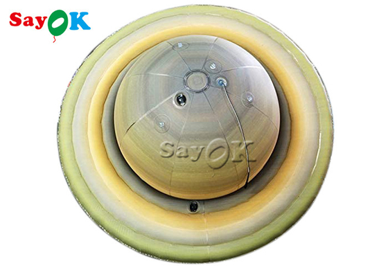 بالون سیاره زحل بادی 0.25 میلی متر PVC 60 اینچی برای موسسه آموزشی