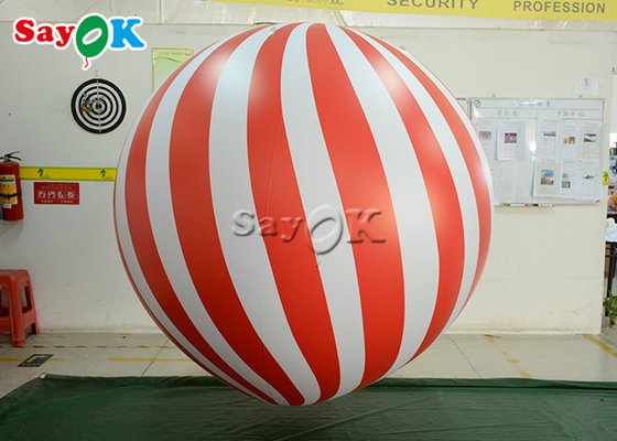 توپ های کریسمس بادی قرمز 1.5 متری 5 فوتی برای تزئین مهمانی