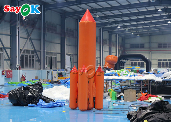 رویداد غول پیکر بادی 5 متری تبلیغاتی بازی های ورزشی بادی Blow Up Rocket