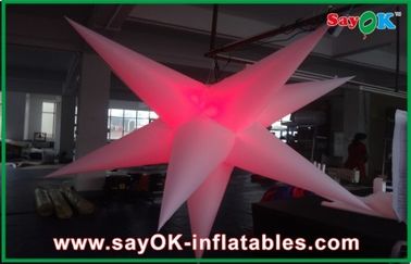 دکوراسیون رویداد حزب سفارشی LED نور ستاره آویزان بادی