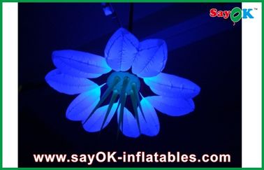 تزئینات نورپردازی بادی تزئینی سفارشی led Flower inflatable for sale