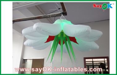 تزئینات نورپردازی بادی تزئینی سفارشی led Flower inflatable for sale