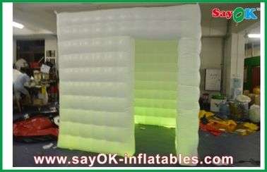 پارچه آکسفورد Inflatable Custom Inflatable Products، غرفه عروسی سفید عکس عروسی