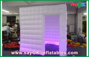 پارچه آکسفورد Inflatable Custom Inflatable Products، غرفه عروسی سفید عکس عروسی
