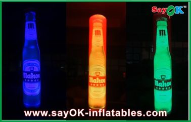تبلیغات چراغ بادکنک ستون، دکوراسیون ستون روشنایی با تورم با لوگو چاپ