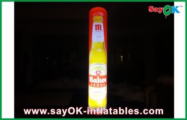 تبلیغات چراغ بادکنک ستون، دکوراسیون ستون روشنایی با تورم با لوگو چاپ
