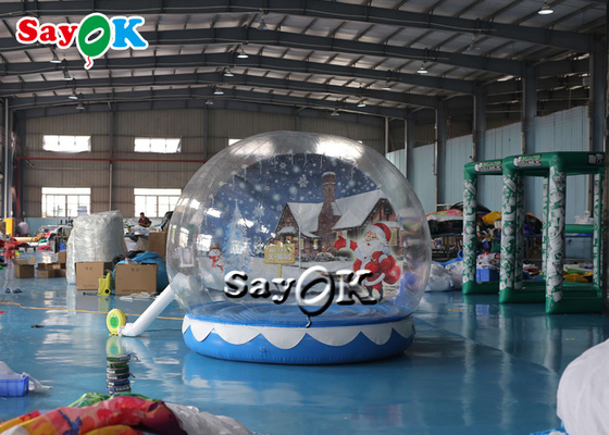 شفاف بادی کریسمس Bounce House Snow Globe 3m 10ft برای تزئین کریسمس